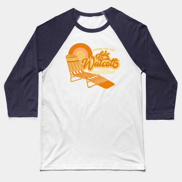 Lake Walcott Baseball T-Shirt by rt-shirts